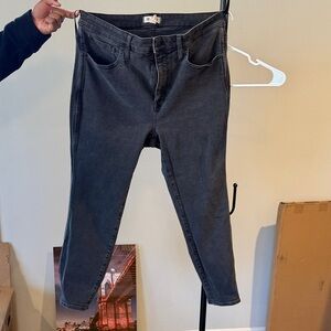 Madewell Dark Gray Skinny Jeans for Women